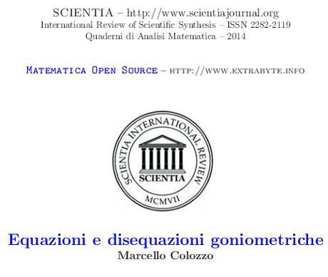 equazioni goniometriche