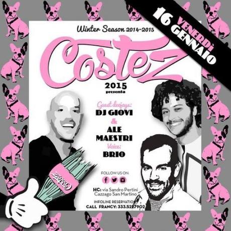 16/1/15 Dj Giovi, Ale Maestri + Brio (voice) @ Costez Cazzago (Bs)