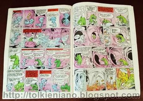 Lo Hobbit a fumetti completo apparso sulla rivista bulgara Duga, 1986-1989