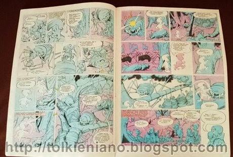 Lo Hobbit a fumetti completo apparso sulla rivista bulgara Duga, 1986-1989