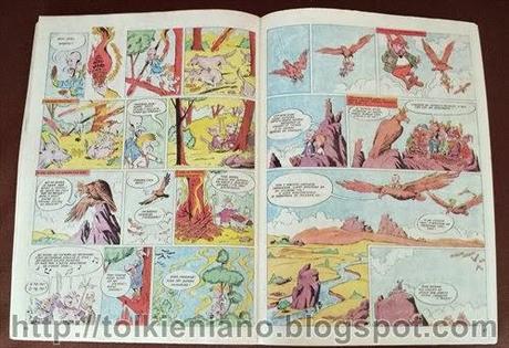 Lo Hobbit a fumetti completo apparso sulla rivista bulgara Duga, 1986-1989