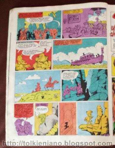 Lo Hobbit a fumetti completo apparso sulla rivista bulgara Duga, 1986-1989