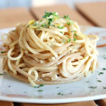 #Instaricetta: penne con melanzane, radicchio e noci