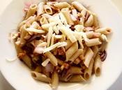 #Instaricetta: penne melanzane, radicchio noci