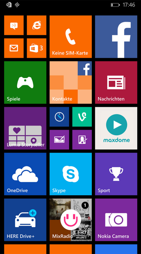 Lumia 930 screenshot