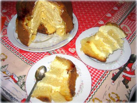 PANDORO FARCITO CON CREMA AL LIMONCELLO