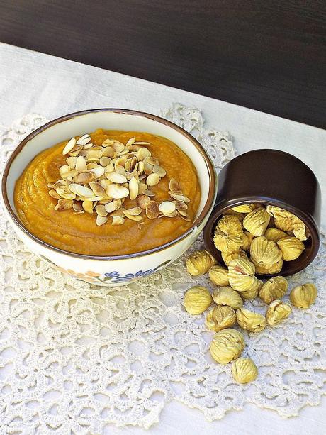 Vellutata di zucca e castagne