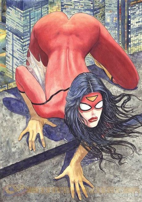 SPIDER-WOMAN DI MILO MANARA, MENTRE FRANK CHO RENDE OMAGGIO AL MAESTRO LA CLASSIFICA DI VENDITE PREMIA LA NUOVA SERIE