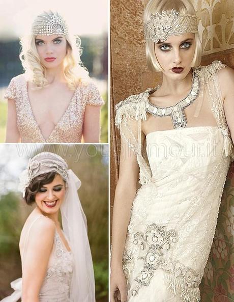 Abito da sposa vintage tweenties style