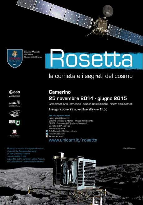Rosetta e i segreti del cosmo a Camerino (Mc)
