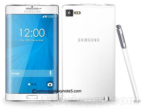 Galaxy Note 5 primo concept: display ricurvo su ambo i lati?