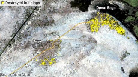 Le distruzioni di Boko Haram viste dal satellite