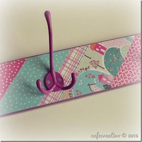 cafe creativo - craft asylum - appendiabiti decoupage - tutorial