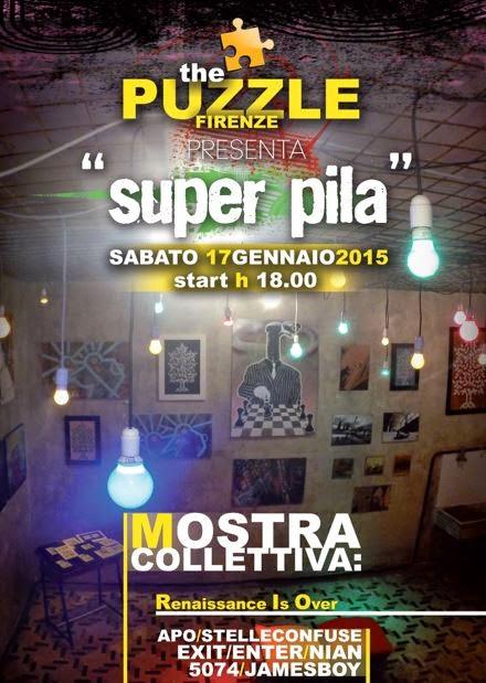 Sabato 17 alle ore 18.00, presso la Galleria Puzzle Firenze - MOSTRA 