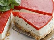 Cheesecake bufala gelatina pomodoro.