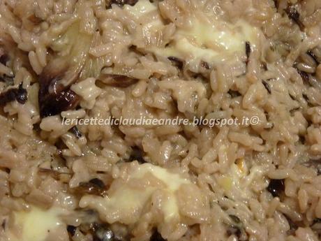 Risotto con taleggio e radicchio