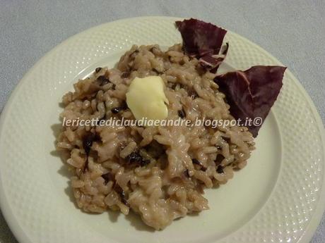 Risotto con taleggio e radicchio