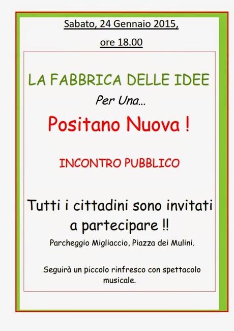 ELEZIONI AMMINISTRATIVE: La Fabbrica delle Idee per una Positano Nuova