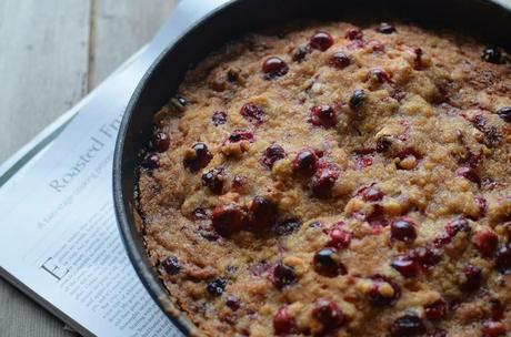 Skillet Cranberry Vanilla Buckle