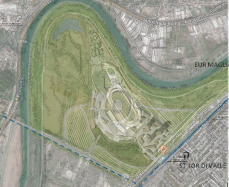 sovrapposizione mappa ippodromo- stadio (dallo studio di afftibilità di luglio)