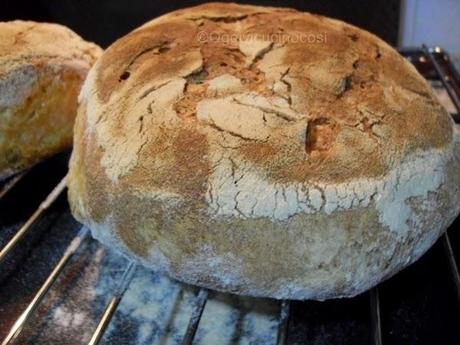 Pane misto con semola rimacinata con lievito madre