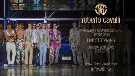 Cavalli Live streaming on Uptowngirl - Milano Fashion Week