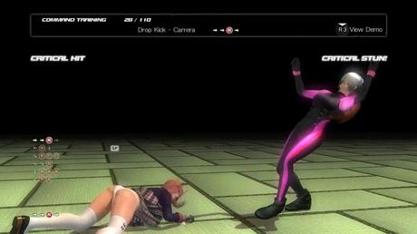 Dead or Alive 5: Last Round - Video dedicato al training combo di Honoka