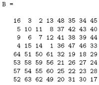 Guida all’uso di Matlab: lavorare con le matrici (2da parte).