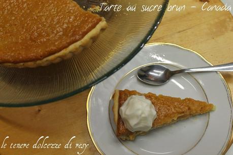 Tarte au sucre brun - la torta canadese allo zucchero di canna