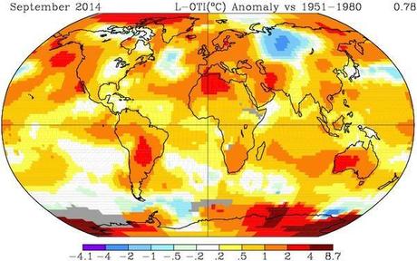 Allarme NASA: il 2014 è l’anno più caldo di sempre?