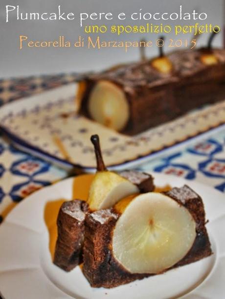 Plumcake pere e cioccolato