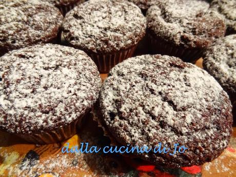 Muffins al cacao con maionese