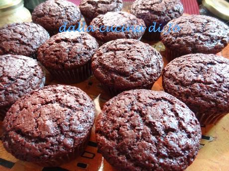 Muffins al cacao con maionese