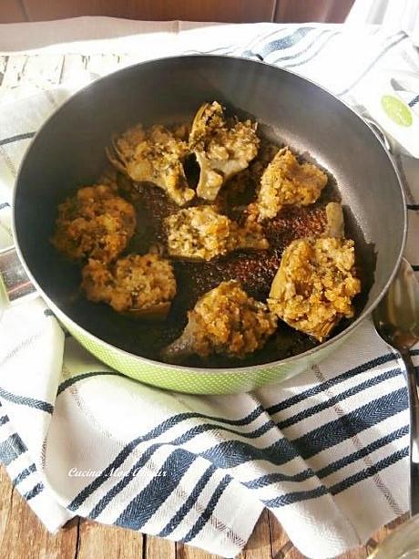 Carciofi con Crumble di Pane