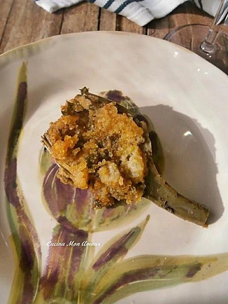 Carciofi con Crumble di Pane