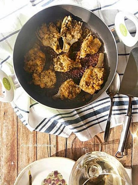 Carciofi con Crumble di Pane