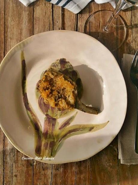 Carciofi con Crumble di Pane