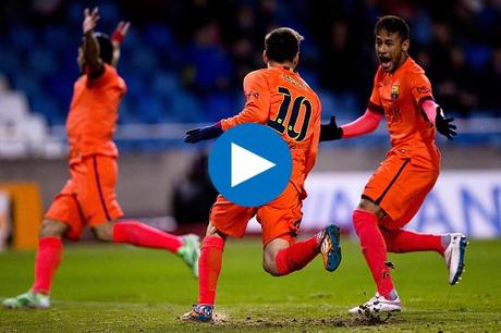 [VIDEO] Deportivo La Coruna-Barcellona 0-4: Santo Messi, uno e trino!