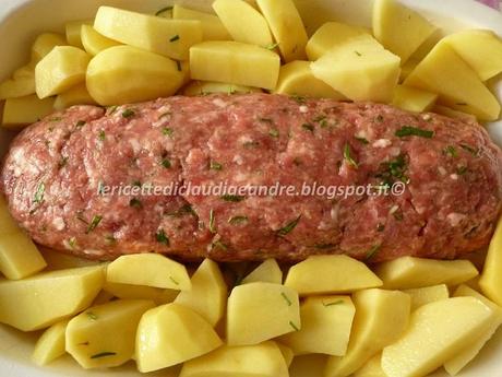 Polpettone con salsiccia e patate