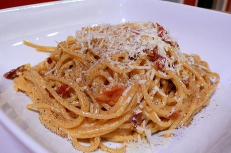Spaghetti Guanciale e Acquavite