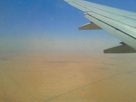 oman aereo deserto