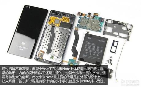 Ecco il primo teardown di Xiaomi Mi Note!