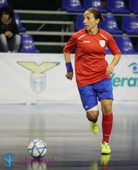 Francesca Mannavola, leader dell'FB5 Team Rome, calcio a 5 femminile