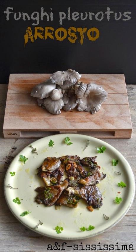Cucina del Lazio: funghi pleurotus arrosto