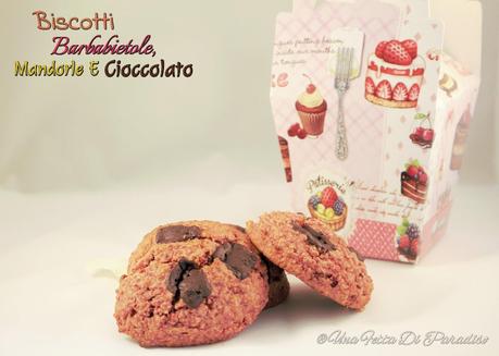 Biscotti Barbabietole, Mandorle E Cioccolato