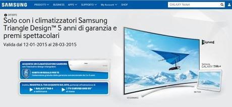 promozione climatizzatori samsung