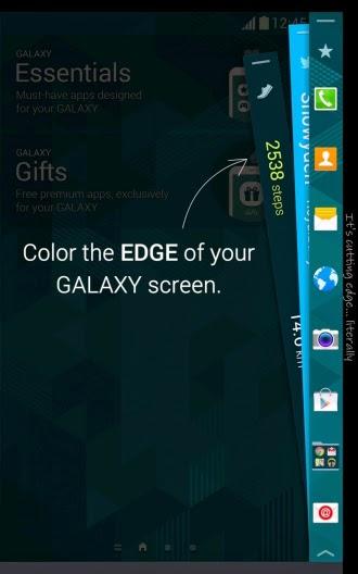 Come modificare display laterale Galaxy Note Edge