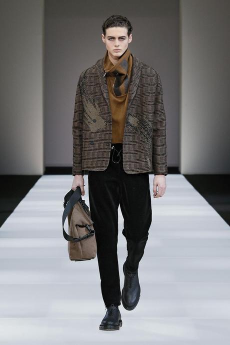 Emporio Armani uomo collezione autunno inverno 2015 2016