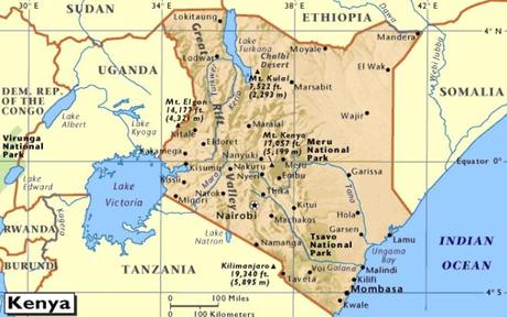 Kenya-cartina