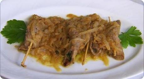 Involtini aggrassati alla siciliana